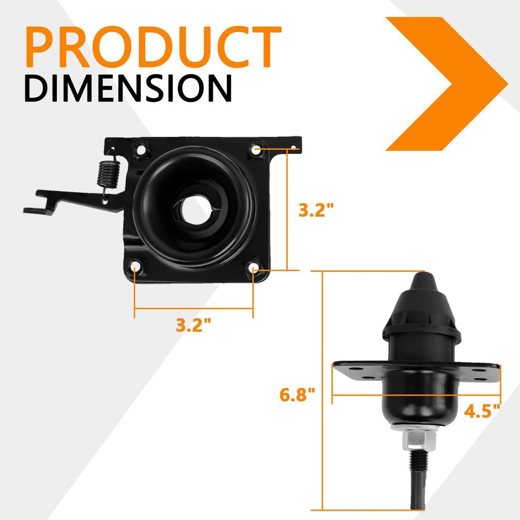 Hood Release Latch Compatible with Volvo VN VNL 2004-2018, 4PCS