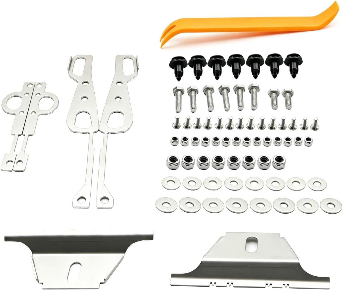 Front Rear Bumper Lift Kit Fit for Honda Civic EK 1996-2000