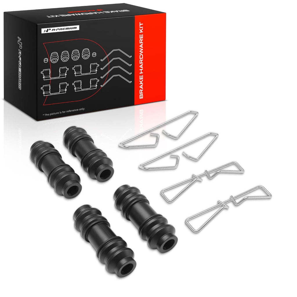 A-Premium Front Disc Brake Hardware Kit Compatible with Jeep Models