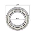 uxcell 6905ZZ Deep Groove Ball Bearing 25x42x9mm Double Shielded Chrome Steel Bearings 5-Pack