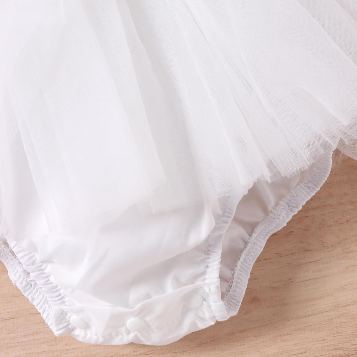 Newborn Baby Girl Romper Dress Flower Embroidery Tutu Princess Long Sleeve One-Piece Bodysuit Cake Smash Outfit