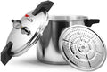 23 Qt Pressure Cooker & Pressure Canner, Aluminum Canner with Pressure Gauge, Safety Release Valve, Cooking for Home