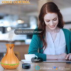 Smart Wi-Fi Essential Oil Diffuser, App and Voice Control Compatible with Alexa, 400ml Aromatherapy Humidifier for