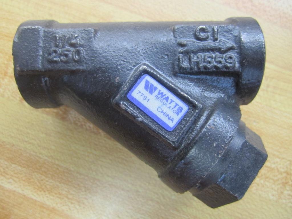 Watts 77SI-1/4 Cast Iron 'Y' Type Strainer 77SI14