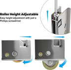 2 Pack 0C5Y00P0 Sliding Patio Door Rollers Replacement