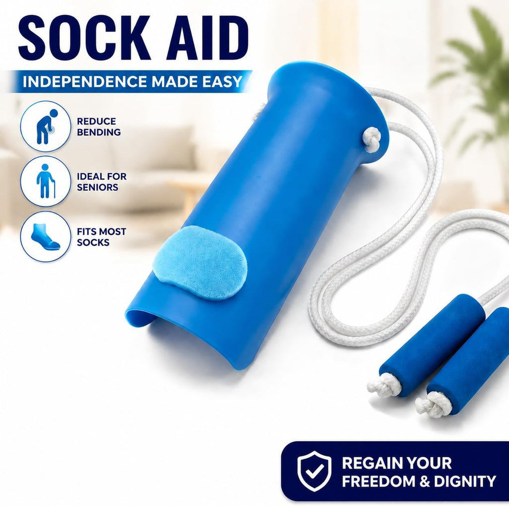 Sock Aids for Putting on Socks, Dressing Aid, No Bending for Seniors