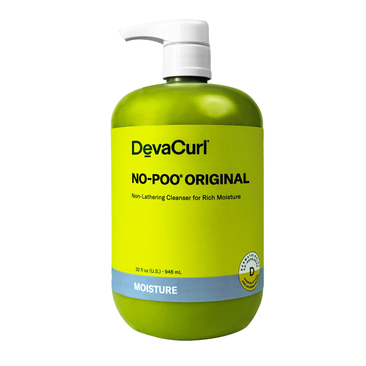 No-Poo Original Non-Lathering Cleanser for Rich Moisture, Fresh Rose, 32 Fl Oz