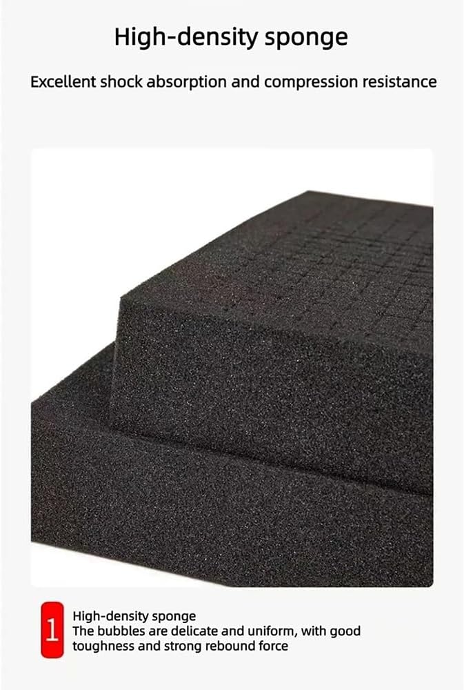 High Density Pick Pluck Foam Insert 30x20-44x34cm Tool Organizer for Flight Case - Pre-Cut Toolbox Foam (1
