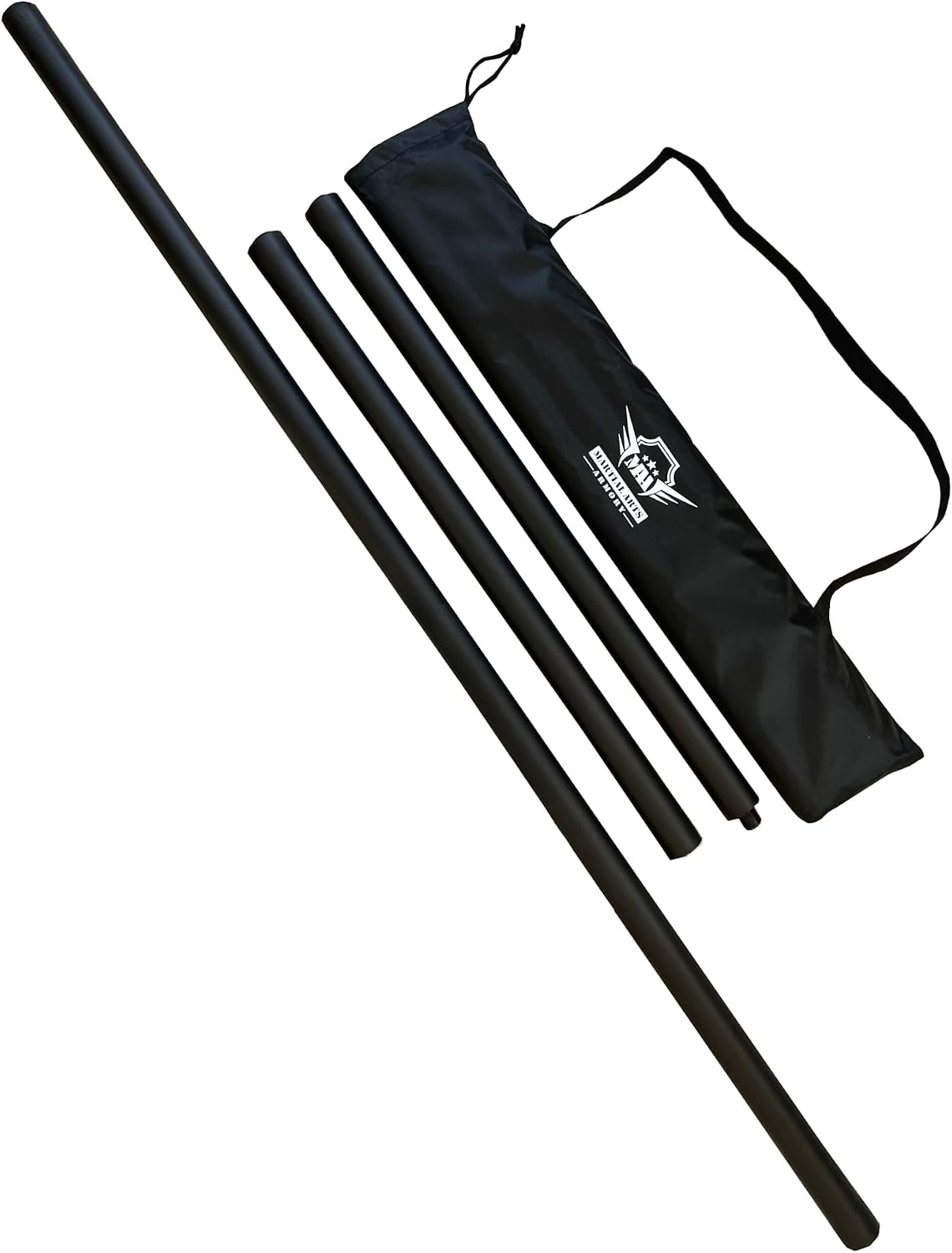 4 Foot Collapsible Bo Staff, Foam-Padded Training Weapon for Safe Practice with Carry Bag and Shoulder Strap