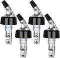 Automatic Measured Bottle Pourer - Quick Shot Spirit Liquor Pour Spouts with Dust Caps for Wine Cocktail Beverages