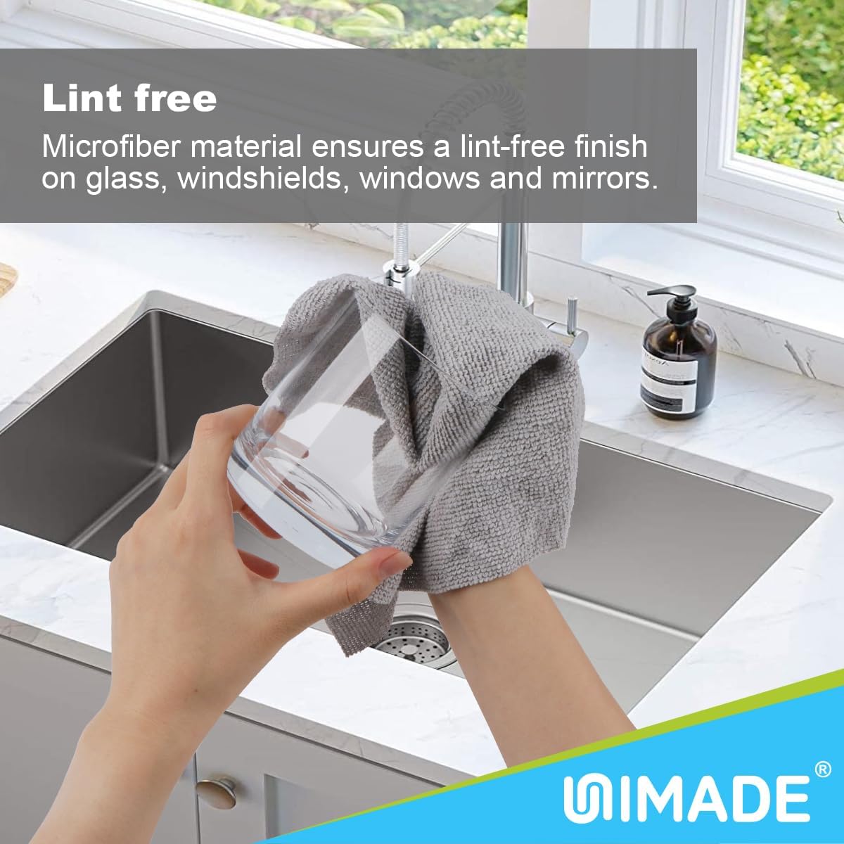 Microfiber Cleaning Cloth, 150 Pack Reusable Paper Towels Microfiber Towels for Cars Lint Free Washable Tissues Shop