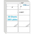 2x4 inch Shipping Labels, 300 Labels per Pack, Laser/Inkjet Compatible, Self-Adhesive