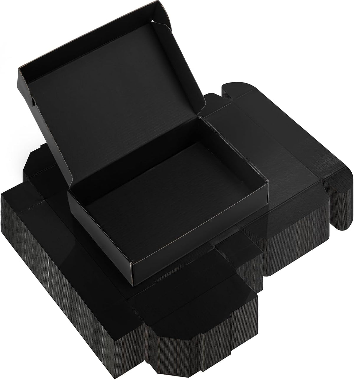 40 Pack 9x6x2 Inches Black Shipping Boxes, Cardboard Corrugated Mailer Boxes for Packaging Small Business, Small Gift