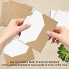 25 Pack 6x9 Corrugated Cardboard Sheets 2mm Flat Inserts