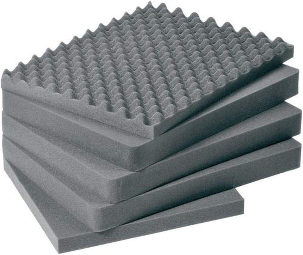 Replacement Foam Insert for Pelican 1690 Case – High-Density Solid Layer Polyurethane Foam – 5-Piece Set for