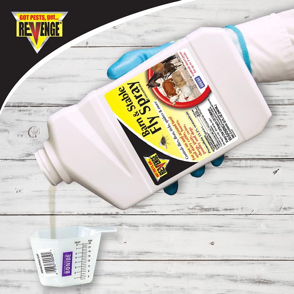 Revenge Barn & Stable Fly Spray, 32 oz Concentrate