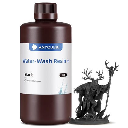 Water Washable Resin, 3D Printer Resin with Low Viscosity and Fast Printing, 405nm High Precision UV-Curing 3D Resin