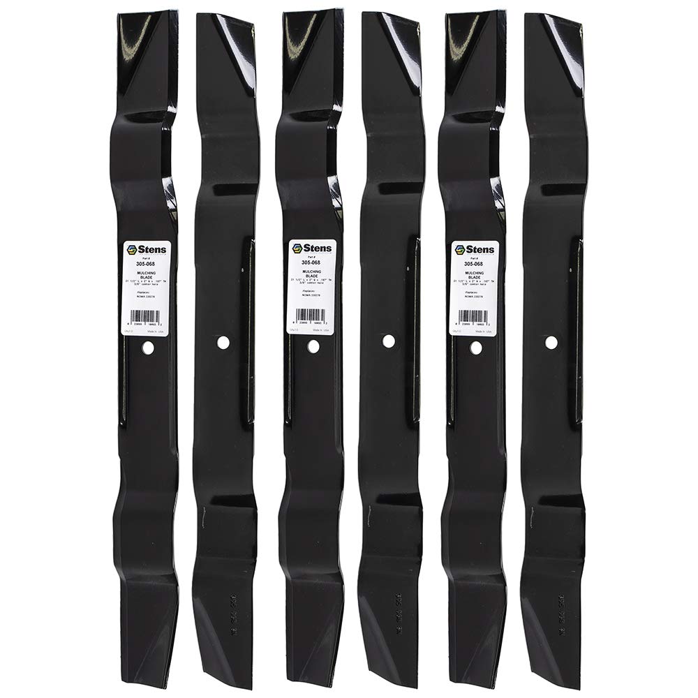 Stens 6 Pack 305-068 Mulching Blade Fits Murray 330278MA