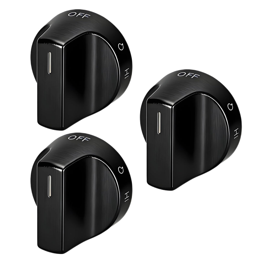 Installation Metal Stove Knob for WFG550S0LB4, 3pcs