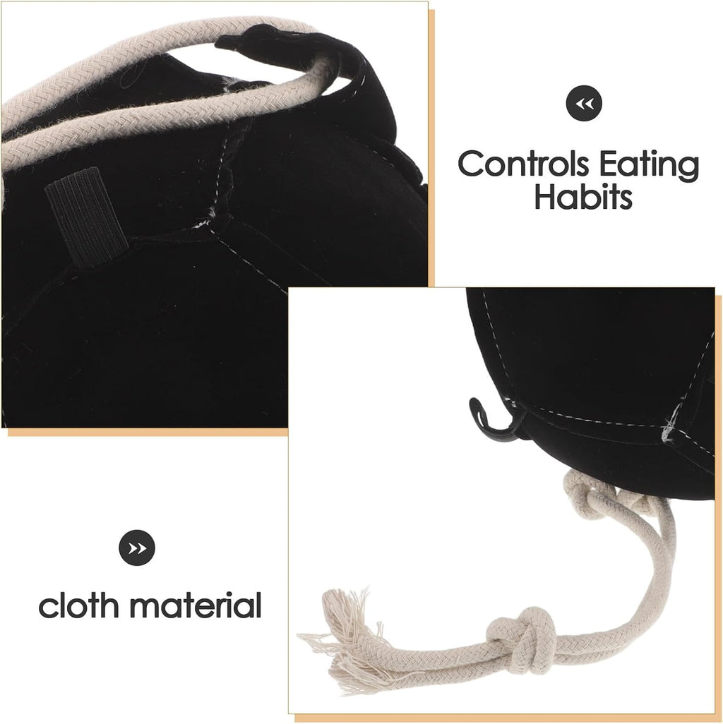Horse Treat Ball Interactive Slow Feed for Barn Animals and Horses with Rewarding Carrot Mechanism and Fabric Material