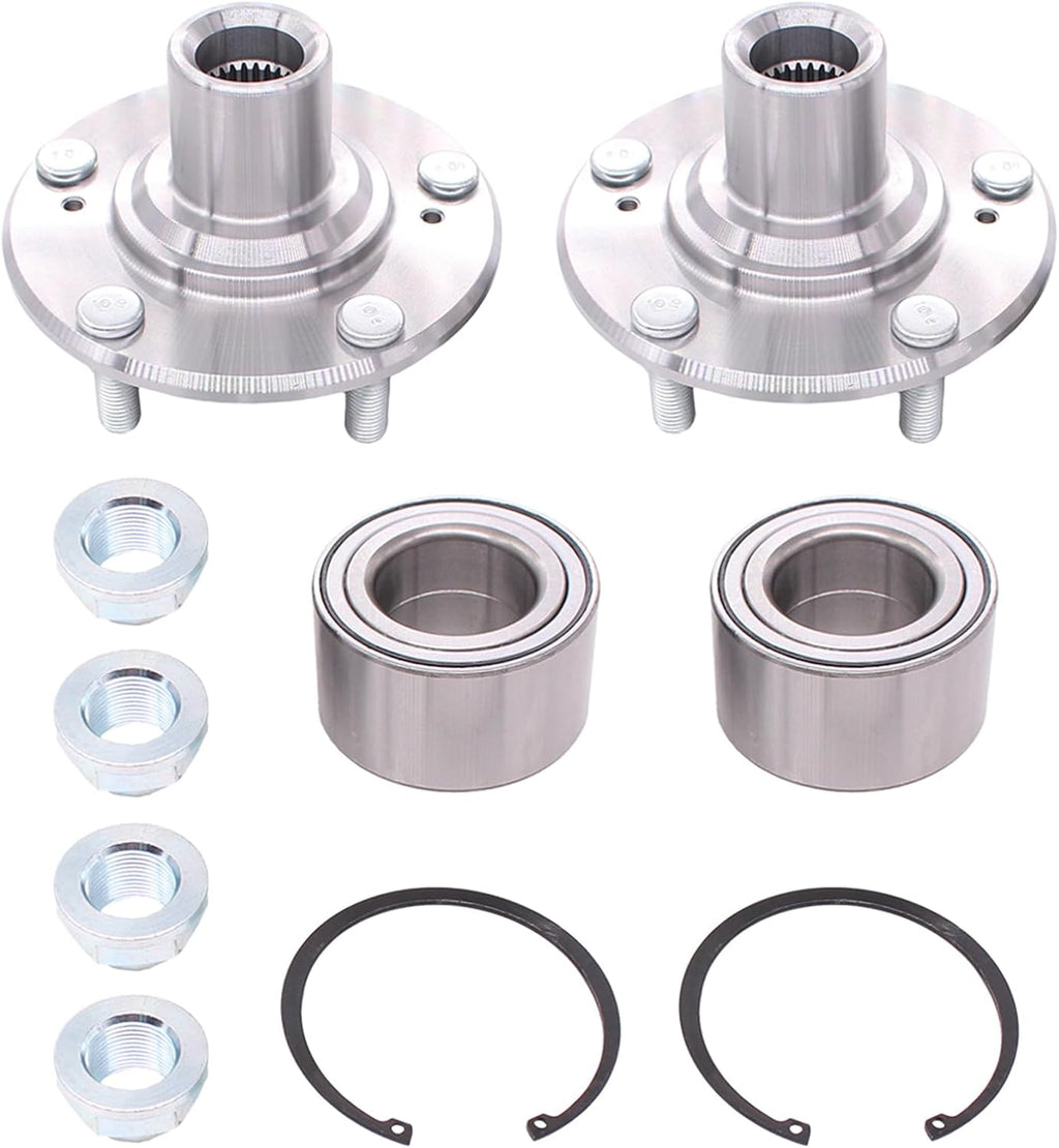 Front Wheel Hub & Bearing Set for Honda Civic 1.8L 1.3L L4