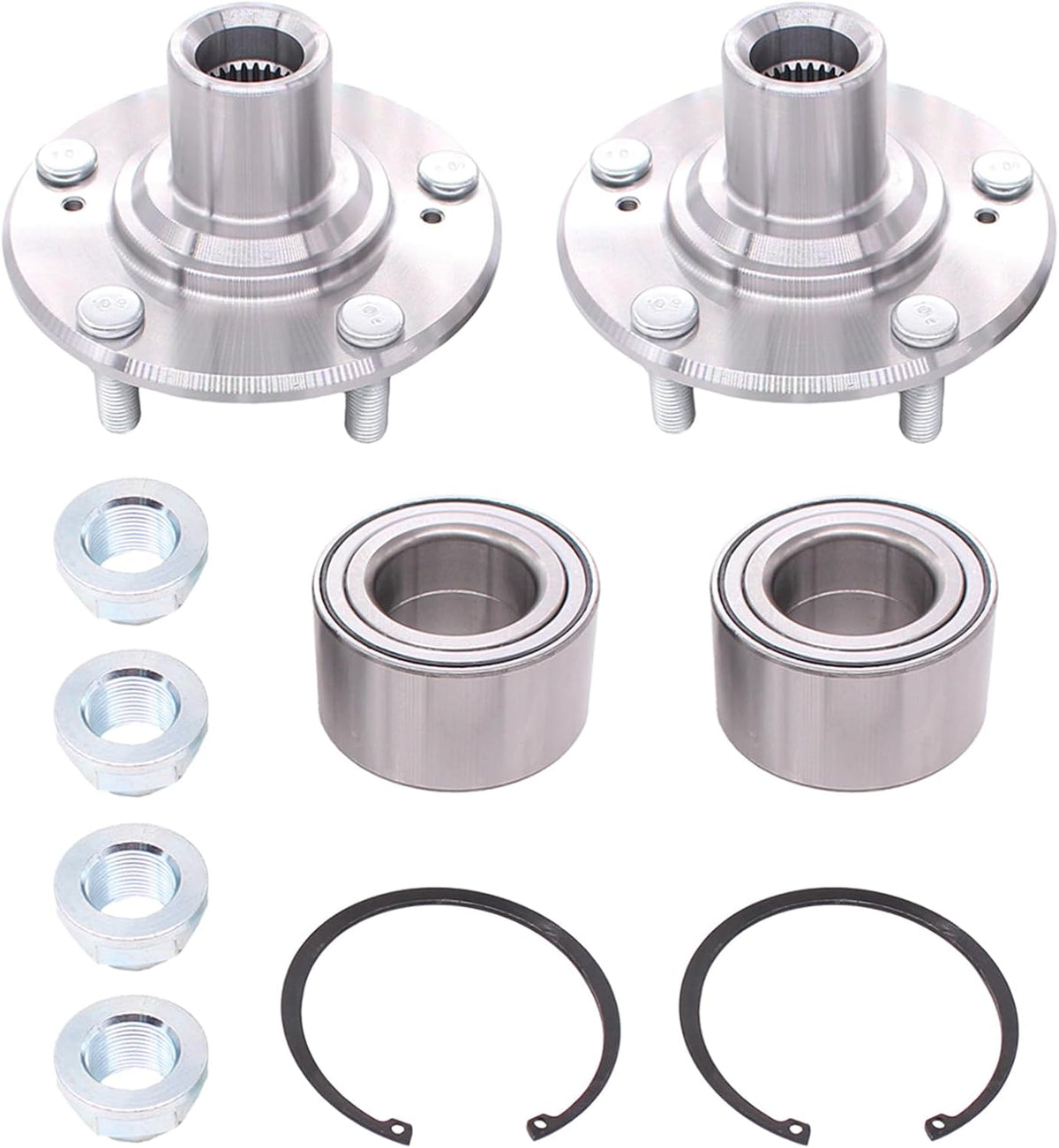 Front Wheel Hub & Bearing Set for Honda Civic 1.8L 1.3L L4