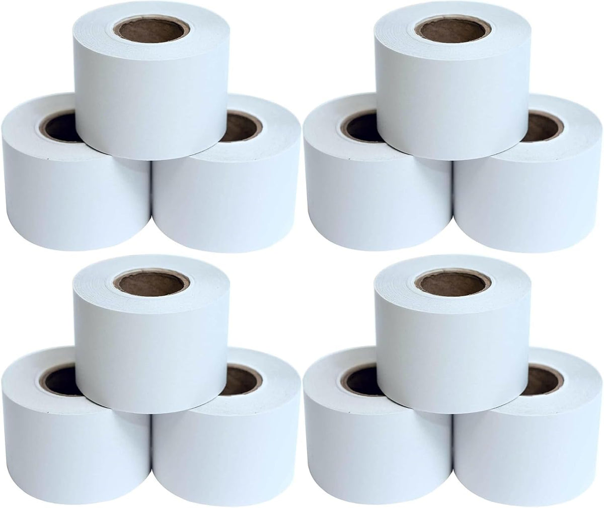 Globe Ishida Scale Label GL-4680 Continuous Label Roll | Replacement Printing Labels | Blank Labels Roll | 12 Rolls