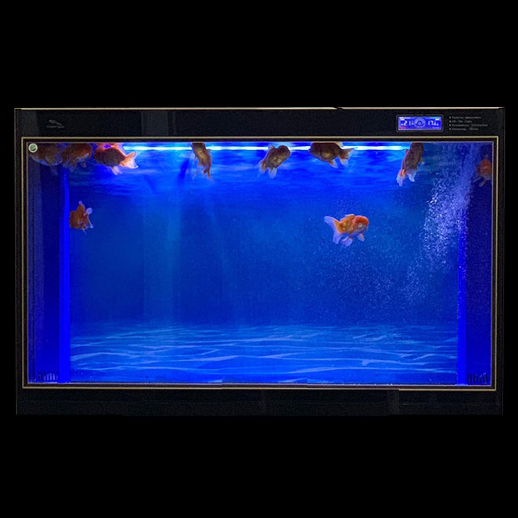 Aquarium Background Blue Black Fish Tank Background Wallpaper Double-Sided Aquarium Backing, Aquarium Decorations for
