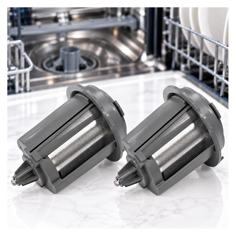 2 Pcs Dishwasher Circulation Pump Filter Replacement for KitchenAid KDTM405PPS1