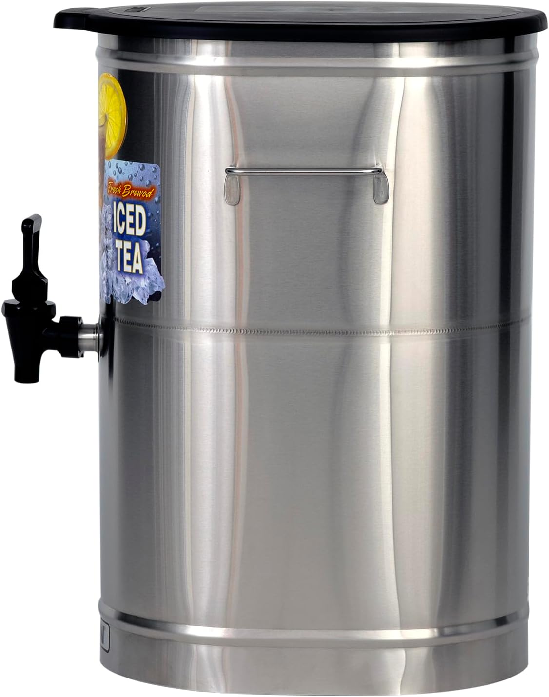 TDO-4 Commercial Iced Tea Dispenser w/Solid Lid, Oval