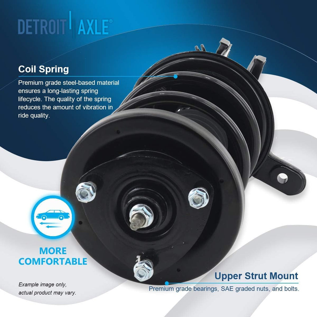 Detroit Axle - 1.7L Struts for 2003 2004 2005 Honda Civic [Excluding Si]