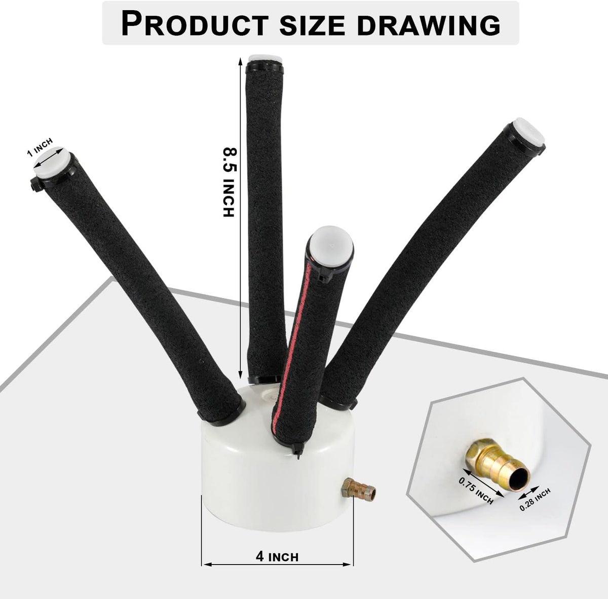 Large Pond Diffuser for Bubbling- Sinking Pond Aquatic Aerators & Deicer