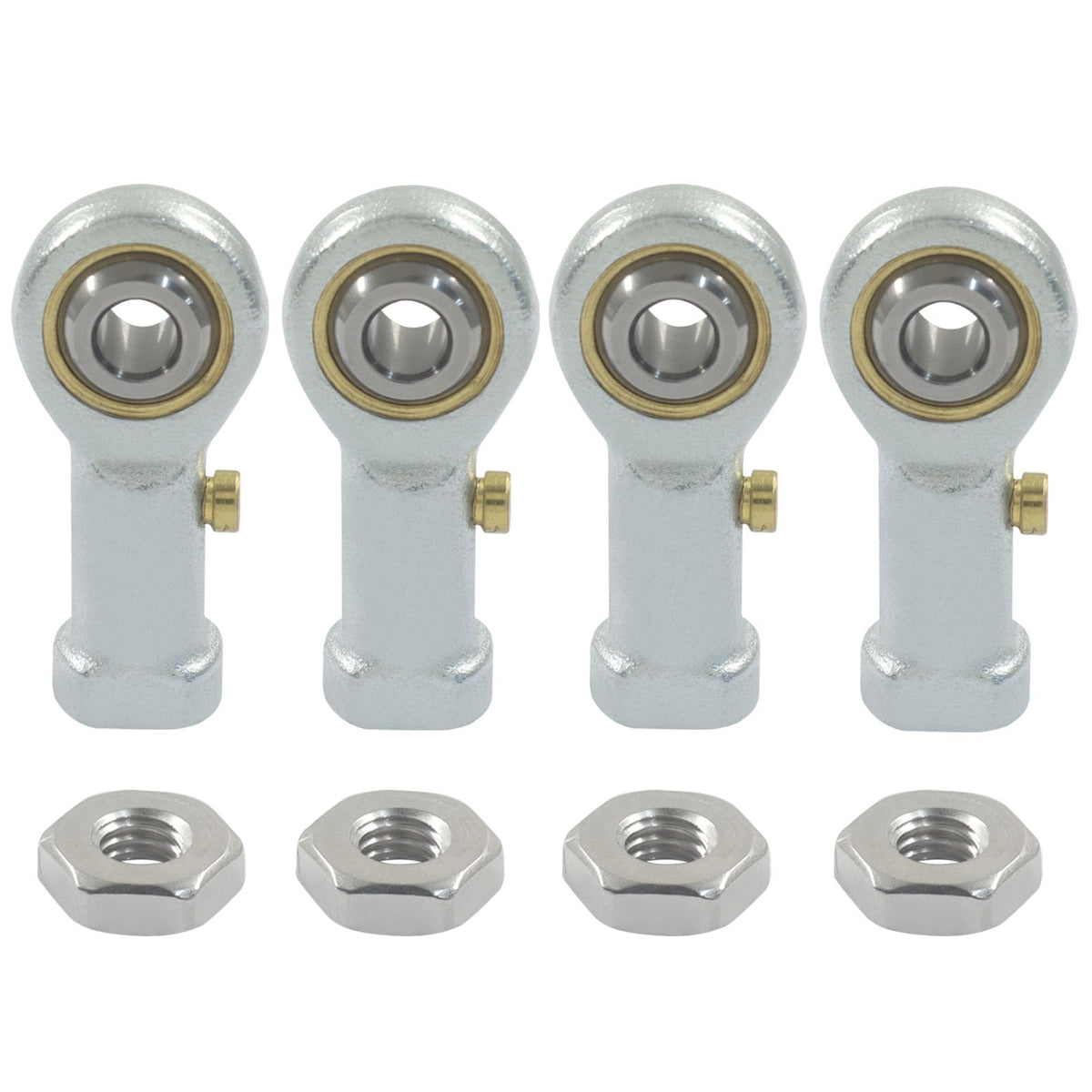 Moicstiy 4pcs, 3/16" Bore, #10-32 RH Thread, PHSB3 Rod End Bearing