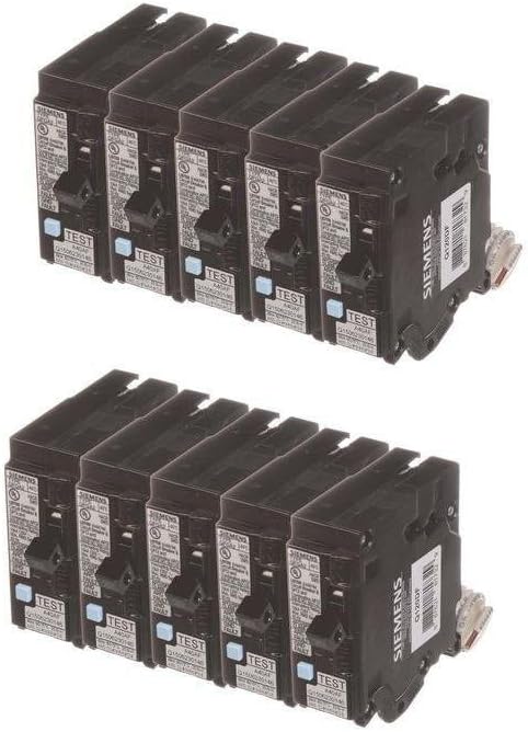 20 Amp Single Pole Dual Function Circuit Breakers (10 Pack)