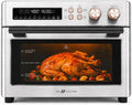 Infrared Heating 26.3 QT Air Fryer Toaster Oven, Large Countertop Convection Oven 10-in-1 Combo, 6-Slice Toast