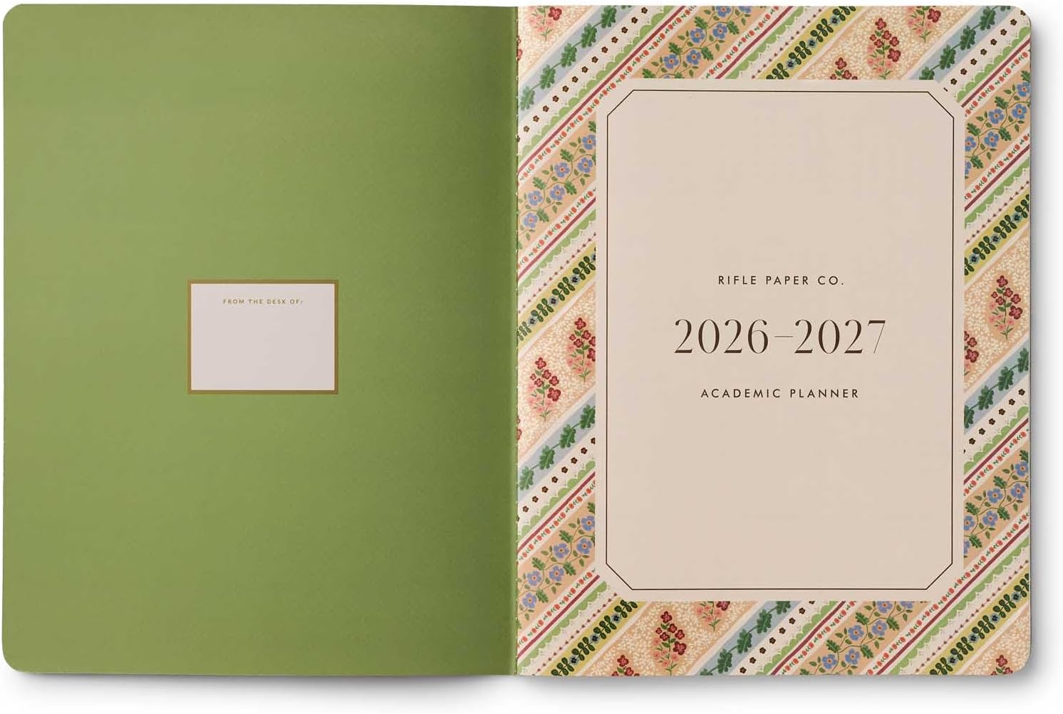 2027 Paisley 12-Month Academic Appointment Notebook, Aug. 2026 - July 2027, Thread-Stitch Binding, 9.75" L x 7.75" W