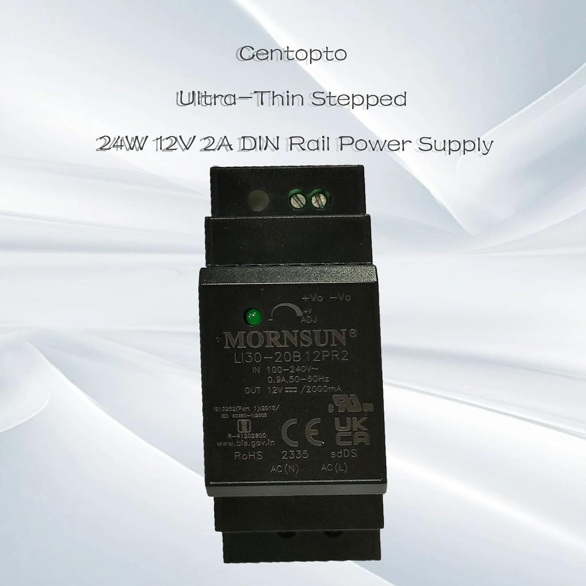 24W 12V 2A DIN Rail Power Supply,AC to DC Guide Power Supply