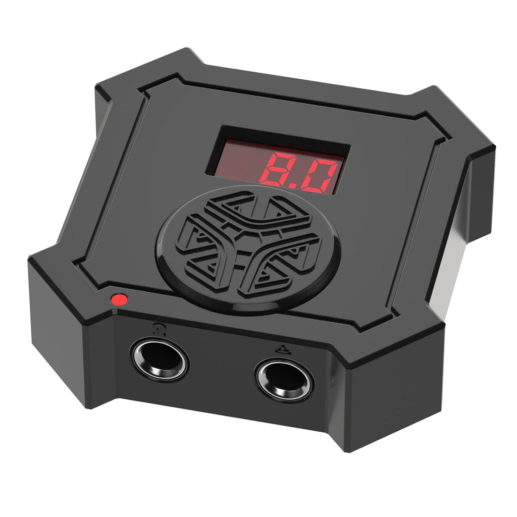 Tattoo Power Supply, Digital Display Mini Battery Power Supply for RCA Rotary Tattoo Machine, with RCA Foot Pedal