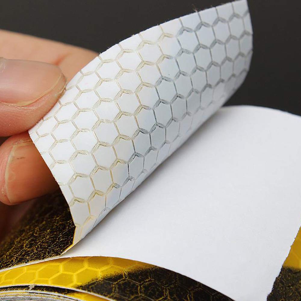 Reflective Tape, 2inch x 30ft, Reflective Safety Tape, Yellow Black