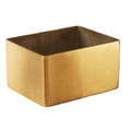 GSPH4 Rectangular Gold Sugar Packet Holder, Satin Finish, 2-3/4 inches L Square