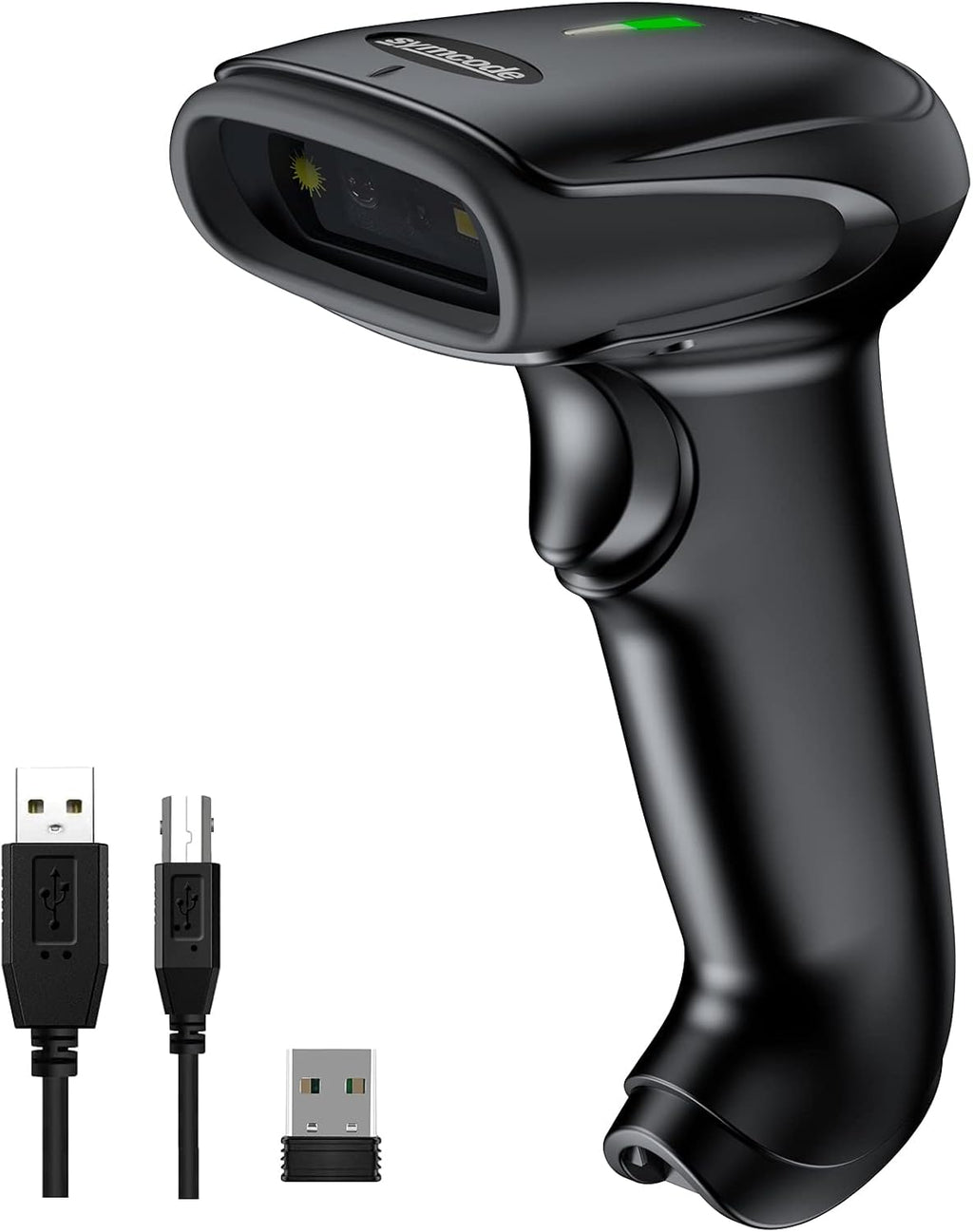 2D Wireless Barcode Scanner,Symcode Datamatrix PDF417 QR Code Handheld Reader for Screen and Printed Bar Code Scan