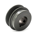QWORK Single Groove Web Sheaves, 2.25"OD 7/8" Bore V-Belt Sheave,A Belt Section, Cast Iron, for V-Belt, AK22-7/8