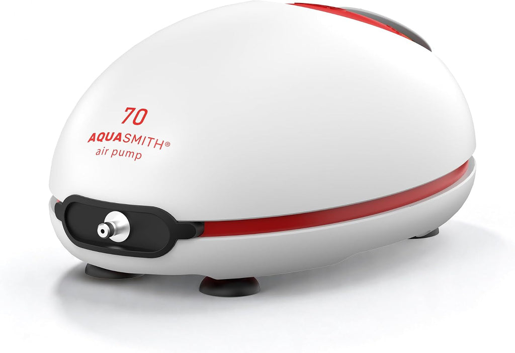 No-Hum Whisper-Quiet Aquarium Air Pump,＜25dB Adjustable Airflow