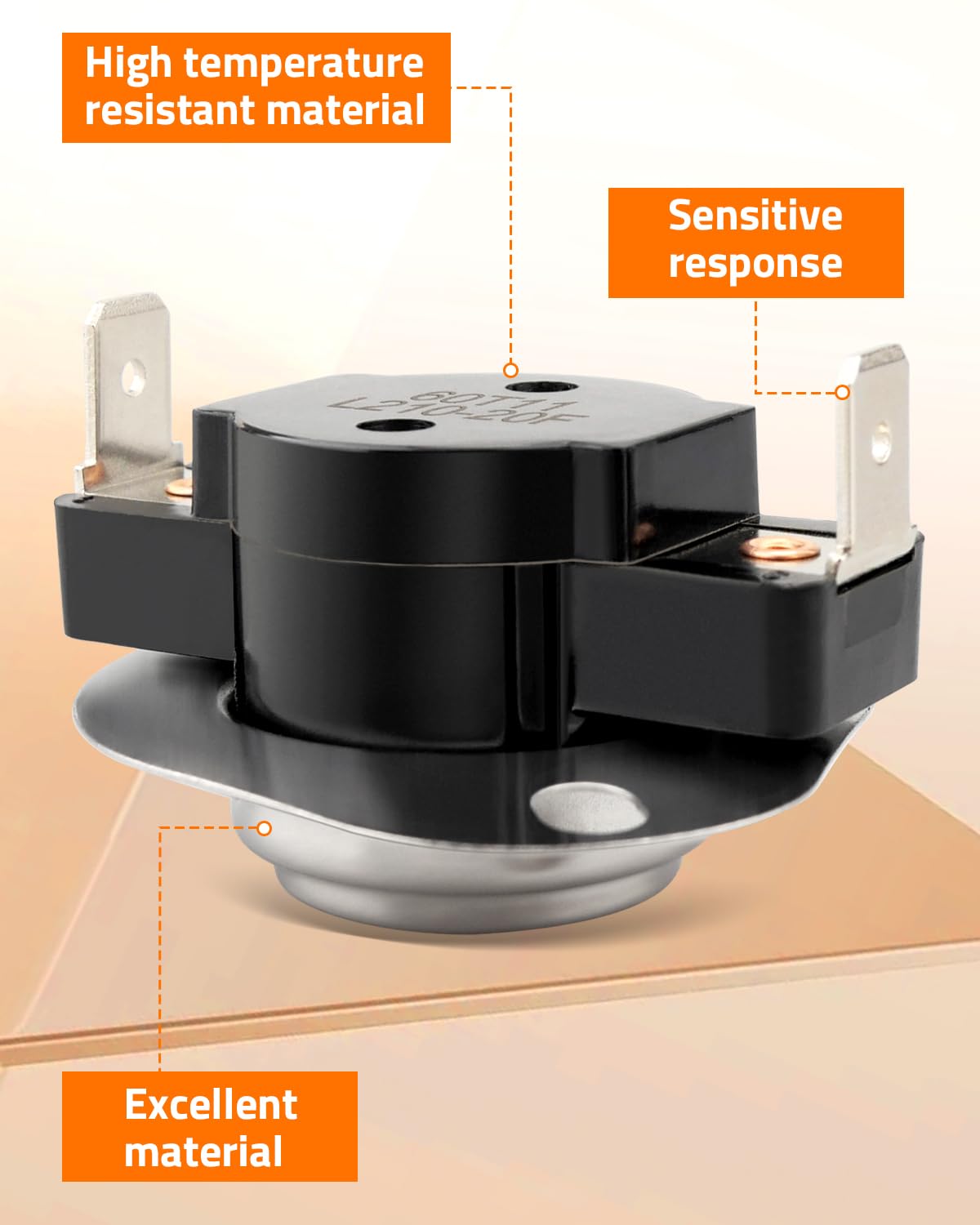 L210-20F Furance Temperature Limit Switch Fit for ICP Heil Tempstar, Replace 34335001 313408 34335001 HQ34335001TD 34335-001