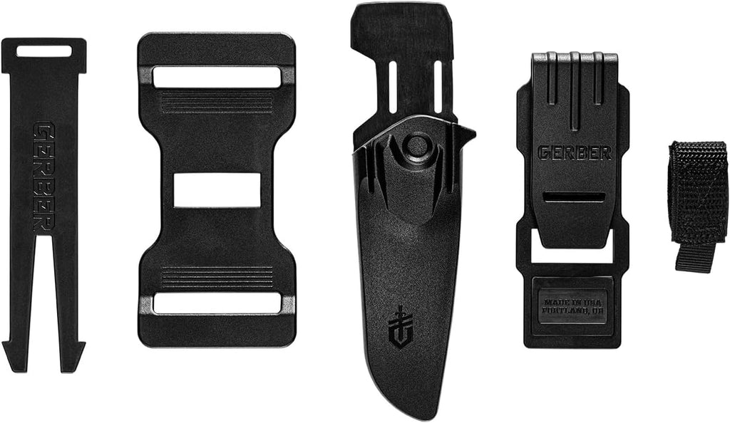 Principle - Fixed-Blade Survival Knife for Hunting, Camping & More - Features Firestriking Spine & Triple Mounting