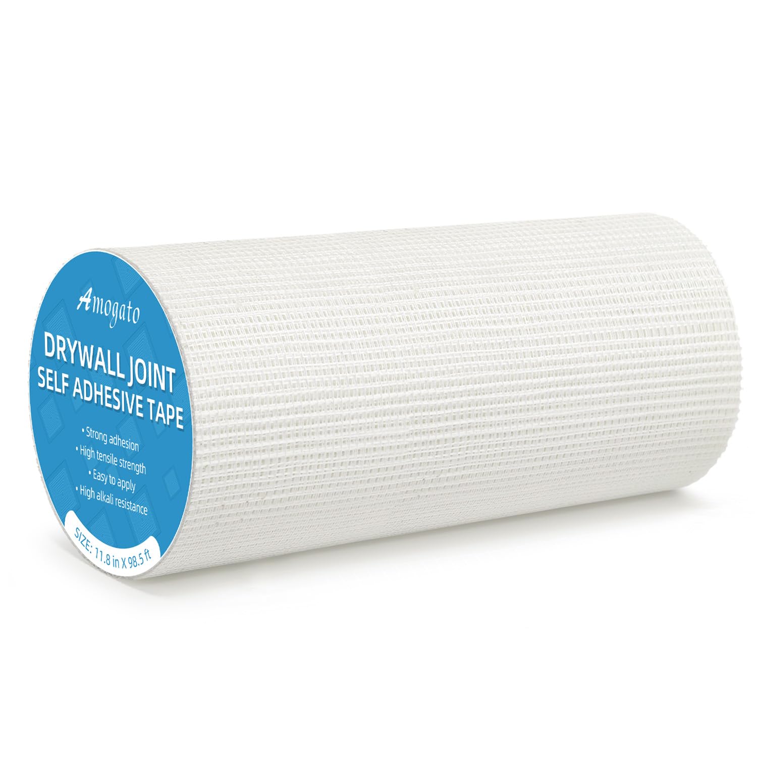 11.8 Inch Extra Wide Drywall Repair Tape (30cmx30m), Heavy Duty Fiberglass Drywall Tape for Large Hole Repair &