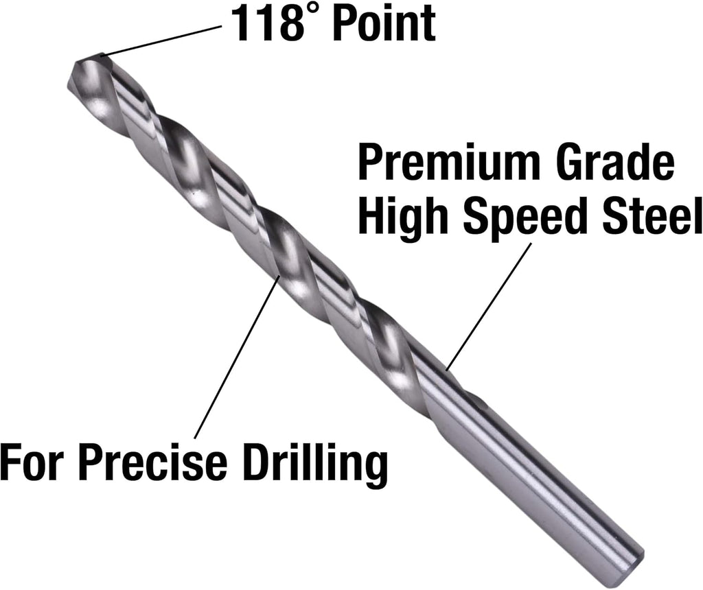 Century Drill & Tool 11618 Letter Gauge Drill Bit, R