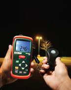 Extech LT300 Light Meter, Remote Sensor, Peak and Relative Modes