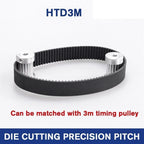 ZHAJNG HTD3M 411 Synchronous Belt 137 Teeth