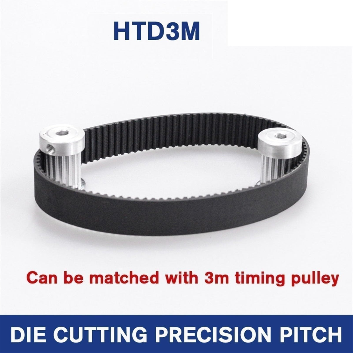 ZHAJNG HTD3M 411 Synchronous Belt 137 Teeth